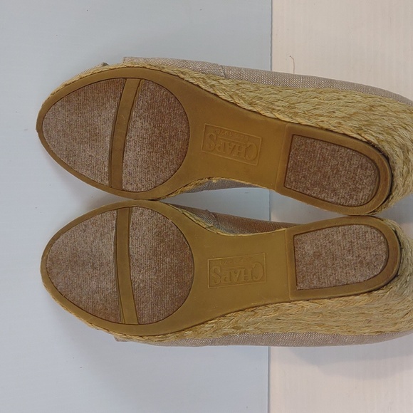 Chaps Women's Dakoba Linen Open Toe Espadrille Wedge - Picture 9 of 11